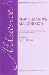 Now Thank We All Our God SAB choral sheet music cover